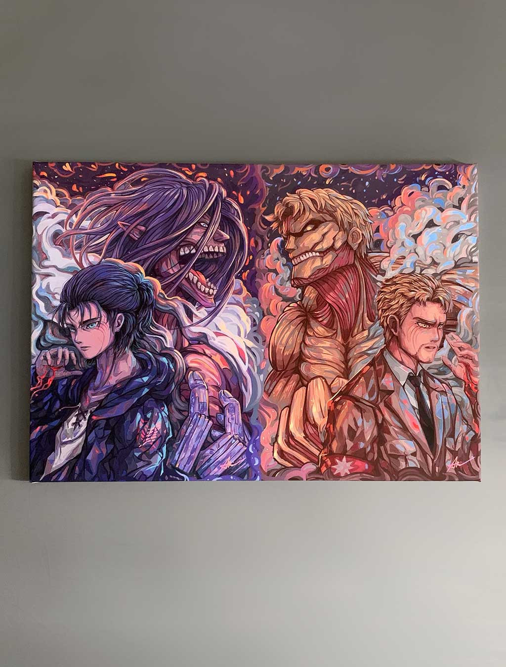 Attack on Titan Canvas Art