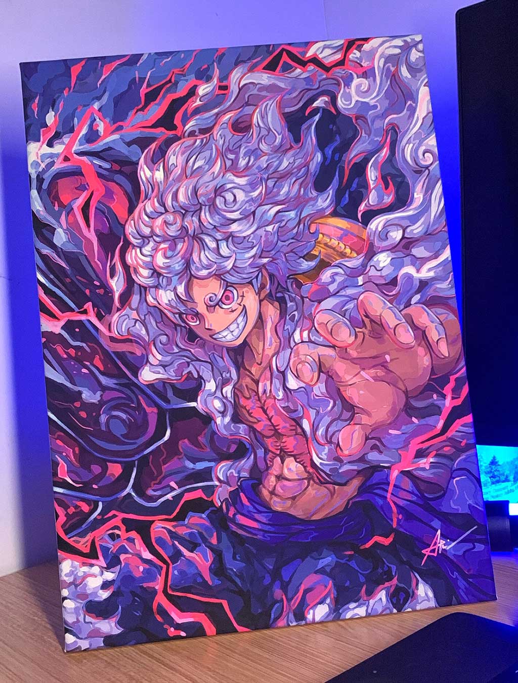 Luffy Gear 5 Canvas Art