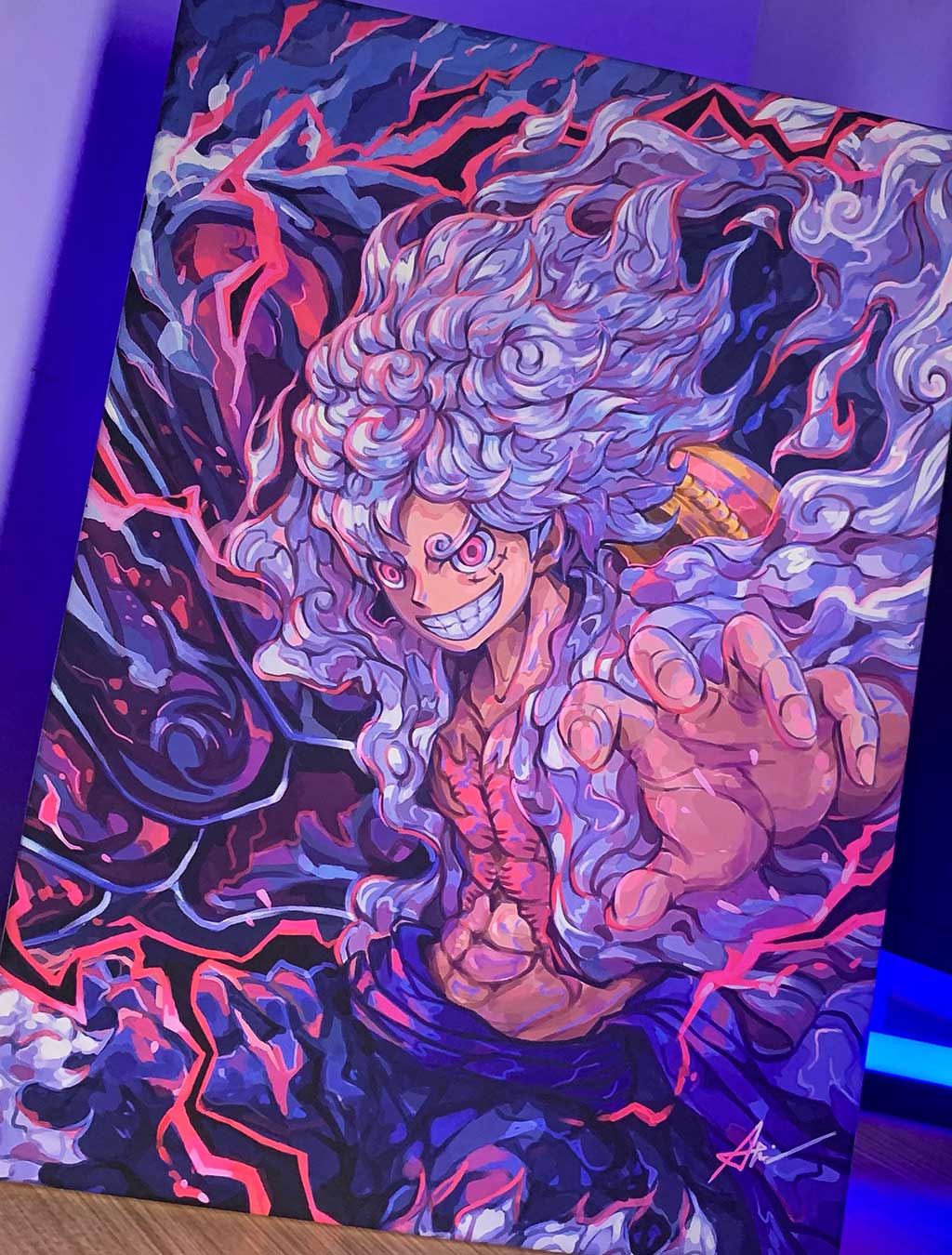 Luffy Gear 5 Canvas Art